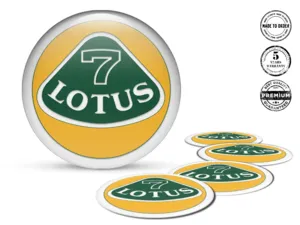 Lotus Design Emblema Cupola Loghi Ruota Resina